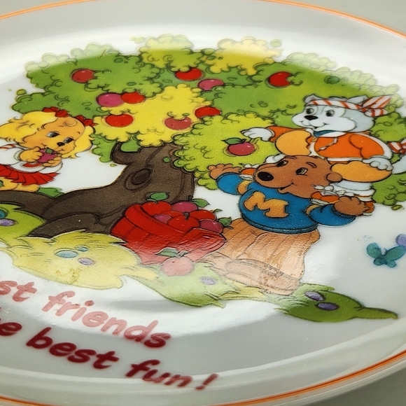 Vintage Get Along Gang "Best Friends Make The Best Fun!" Collectors Plate - Picture 2 of 3